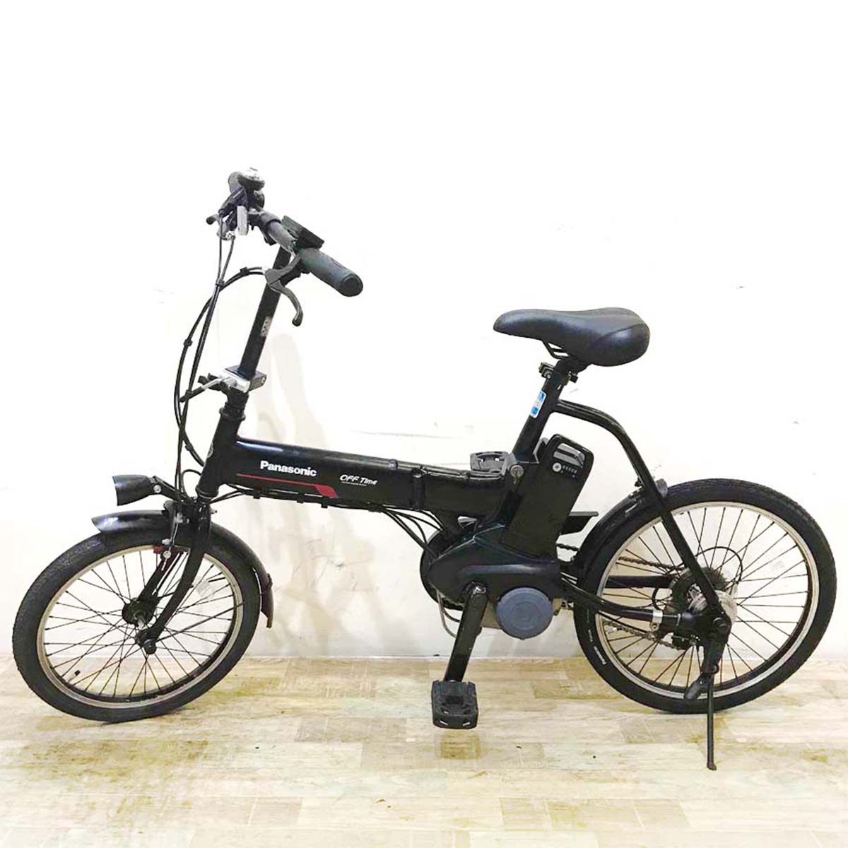 折りたたみ パナソニック オフタイム ブラック 前18×後20インチ KC097 【中古車】