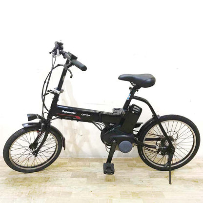 折りたたみ パナソニック オフタイム ブラック 前18×後20インチ KC097 【中古車】
