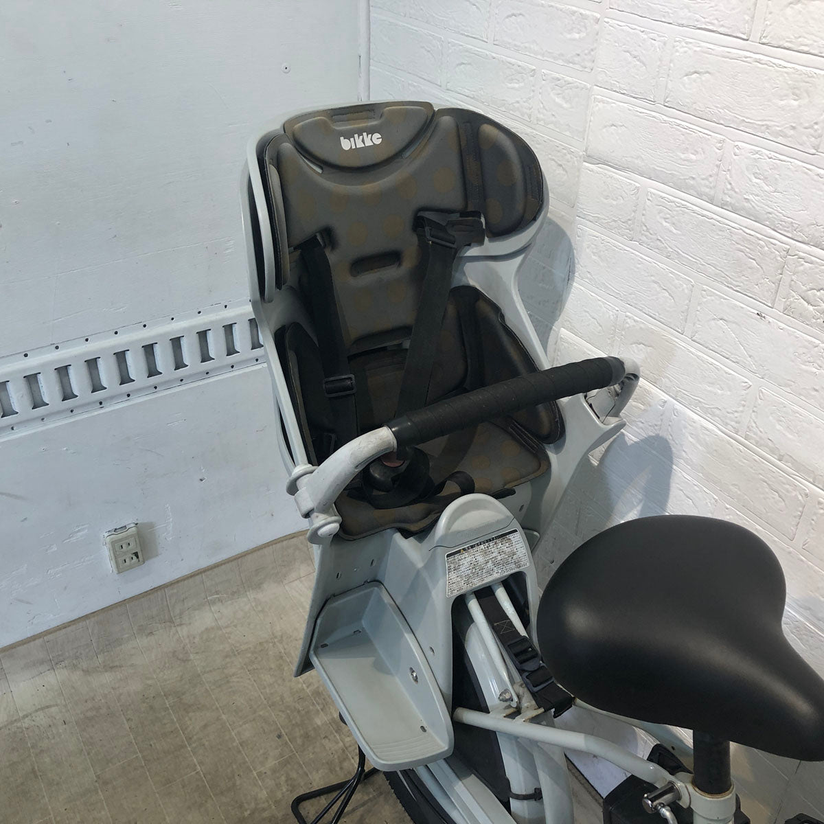中古電動自転車 ブリヂストン bikke 2 e ビッケ ツー イー グレー 20インチ YE024