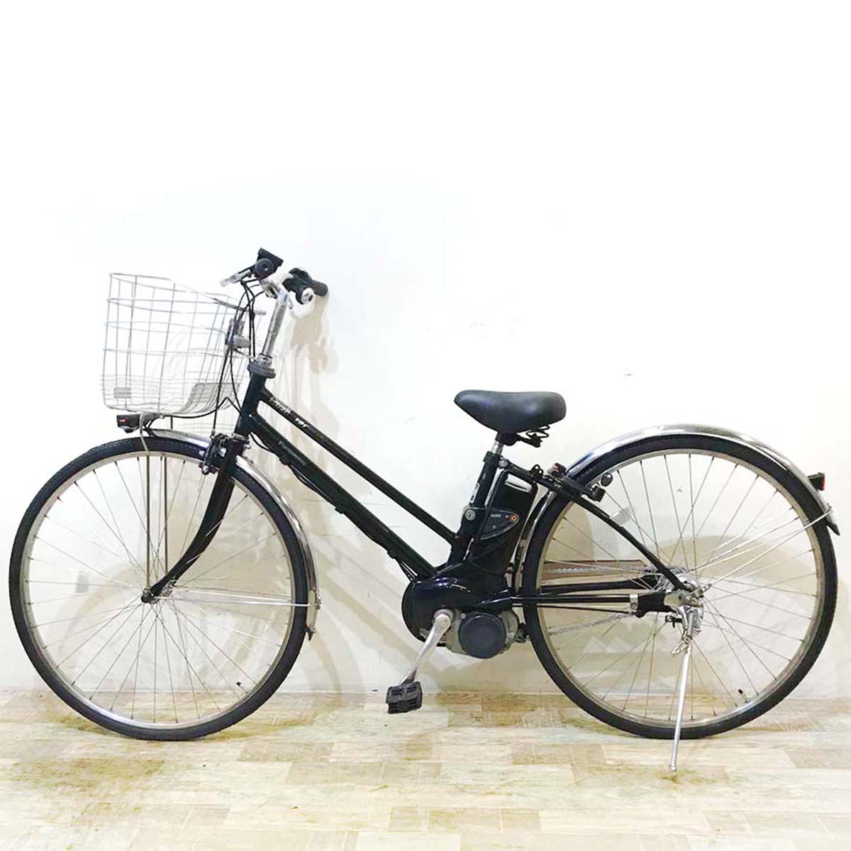 中古電動自転車 パナソニック ビビ DX シティ ブラック 27インチ KC098