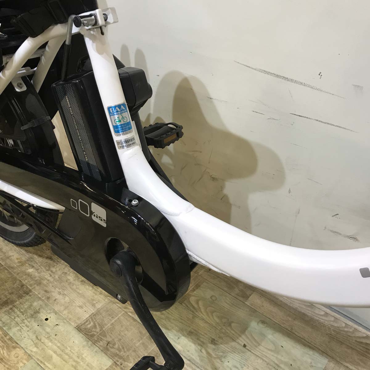 中古電動自転車 ヤマハ PAS Kiss mini un パス キッス ミニ アン ホワイト 20インチ KC099