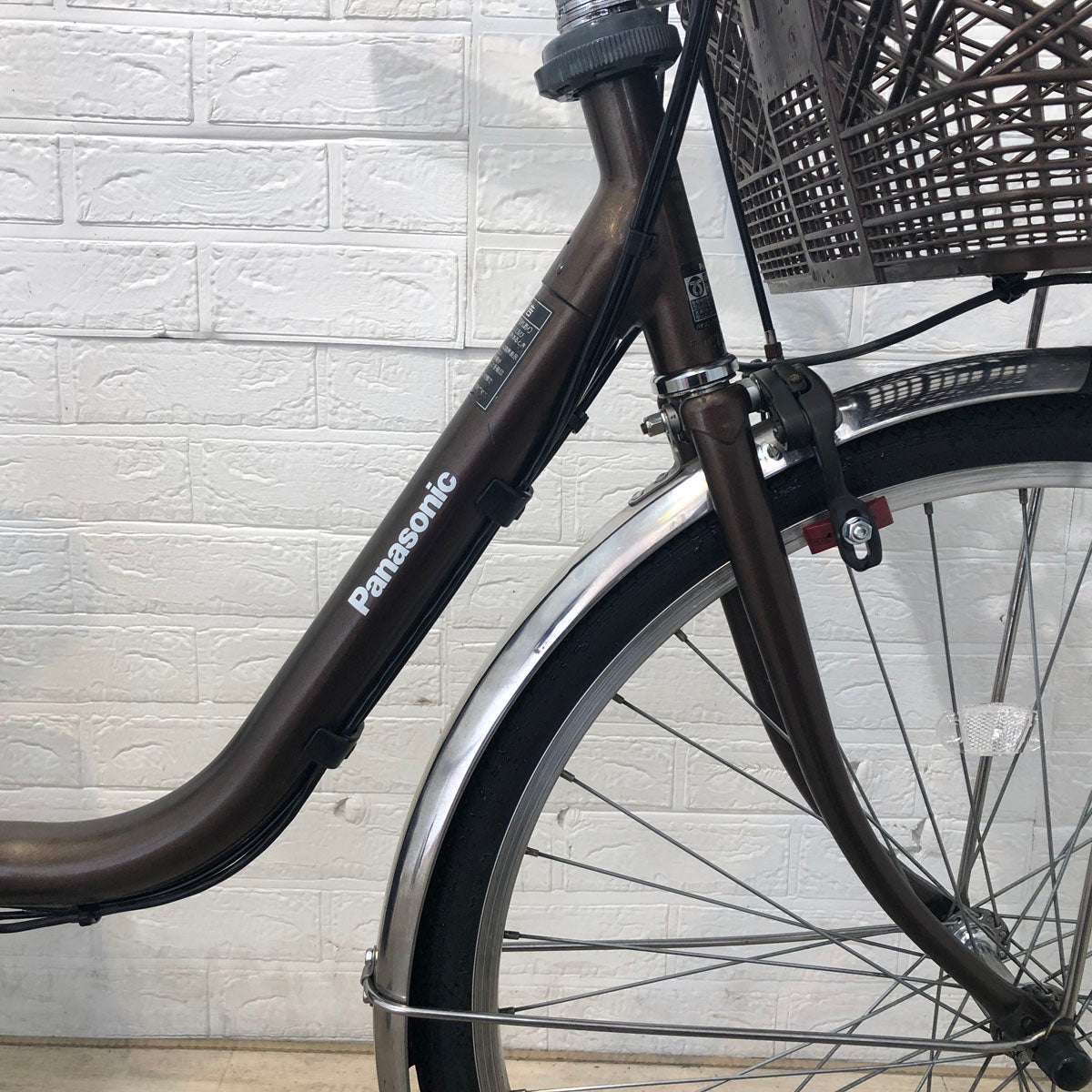 中古電動自転車 パナソニック ビビ TX ブラウン 24インチ YE027