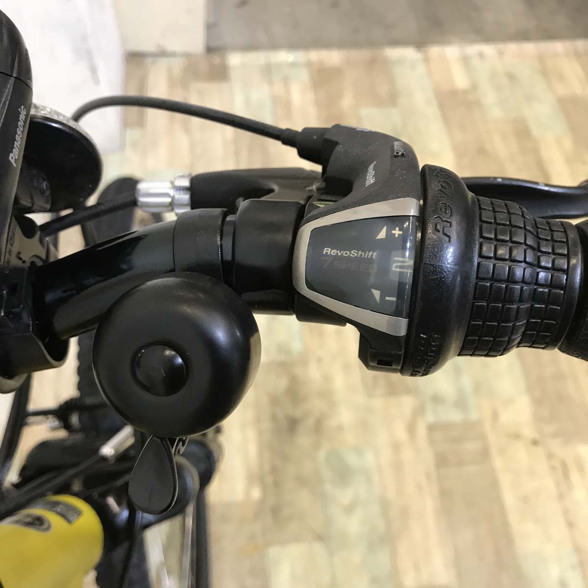 中古電動自転車 パナソニック ハリヤ イエロー 26インチ KC100