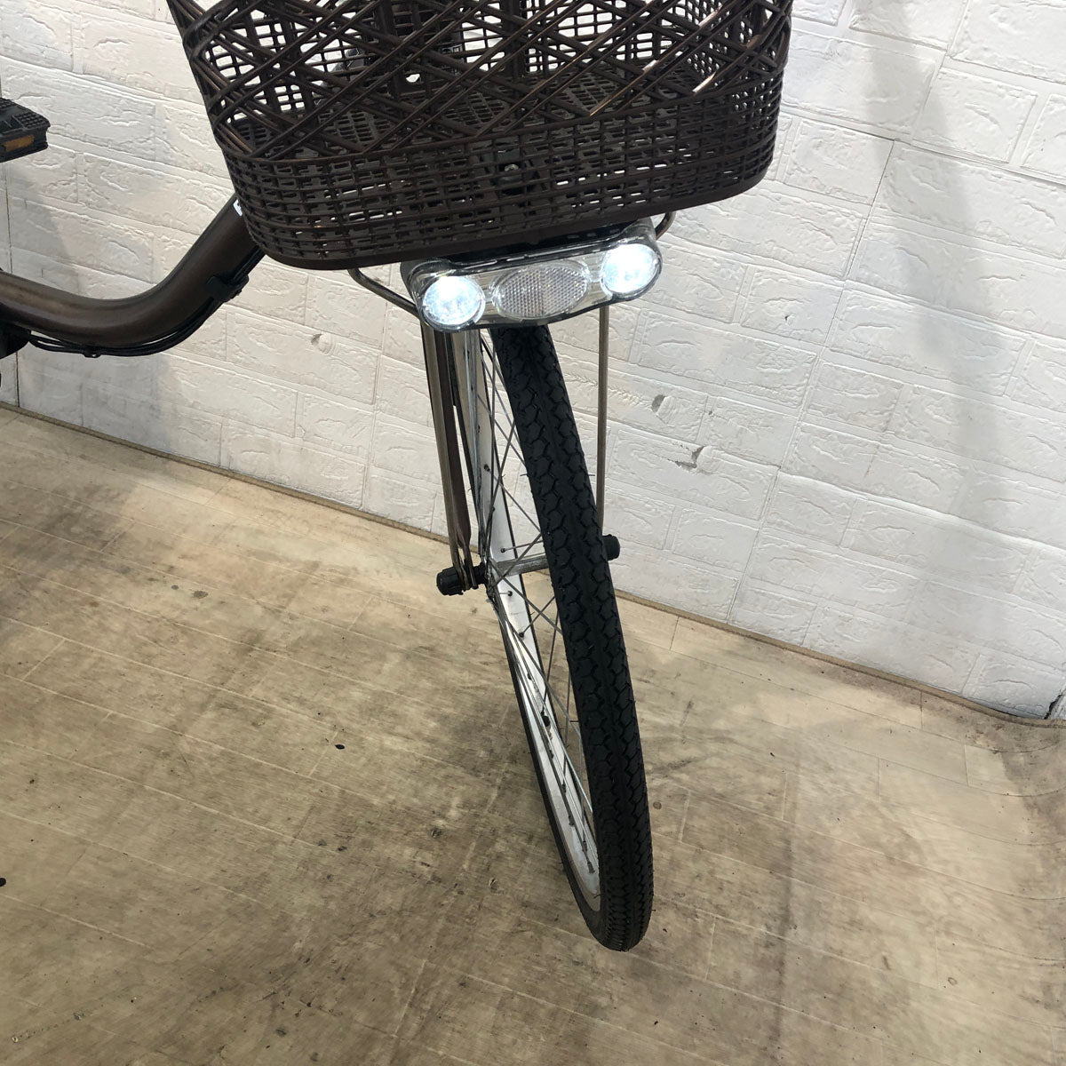 中古電動自転車 パナソニック ビビ TX ブラウン 24インチ YE027