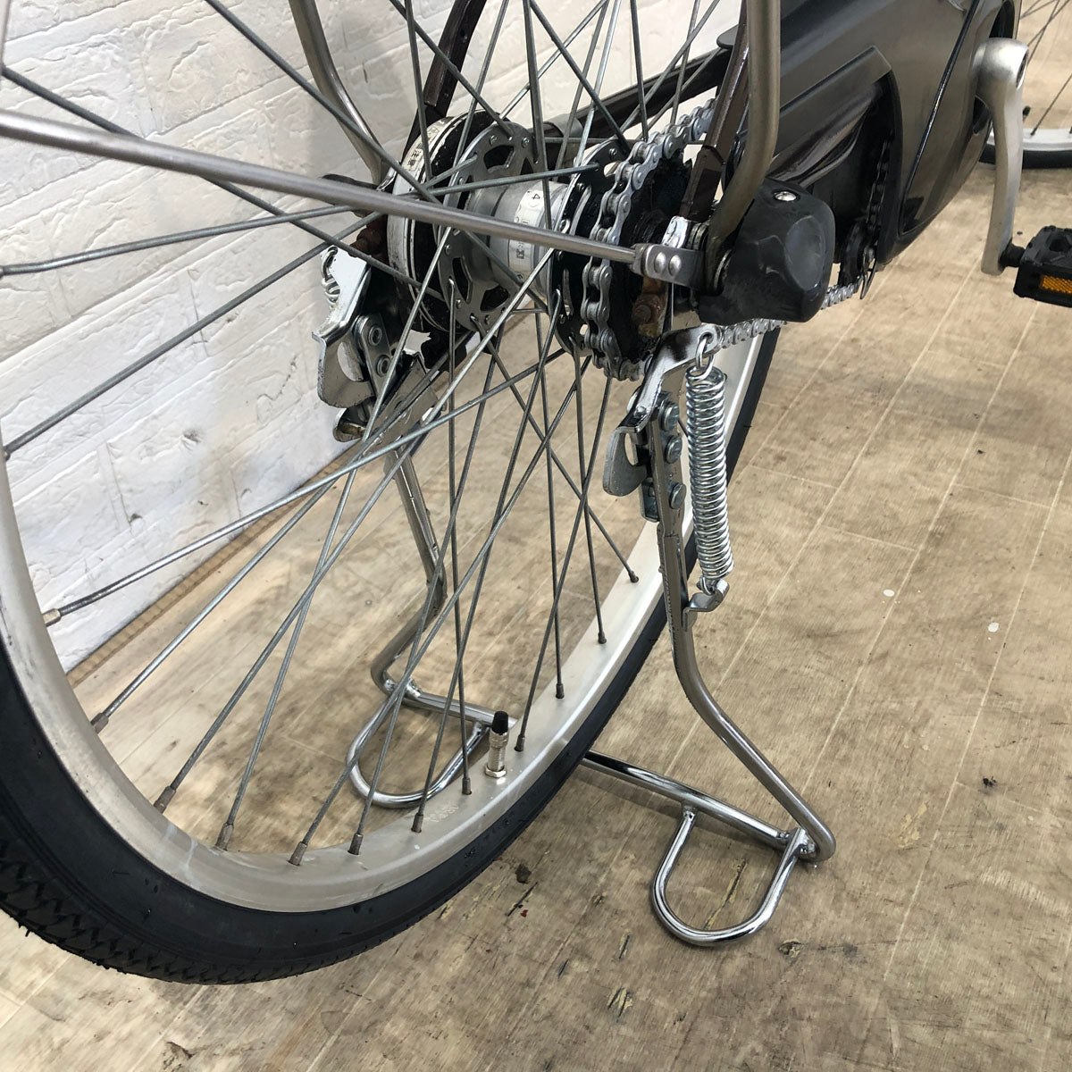 中古電動自転車 パナソニック ビビ TX ブラウン 24インチ YE027