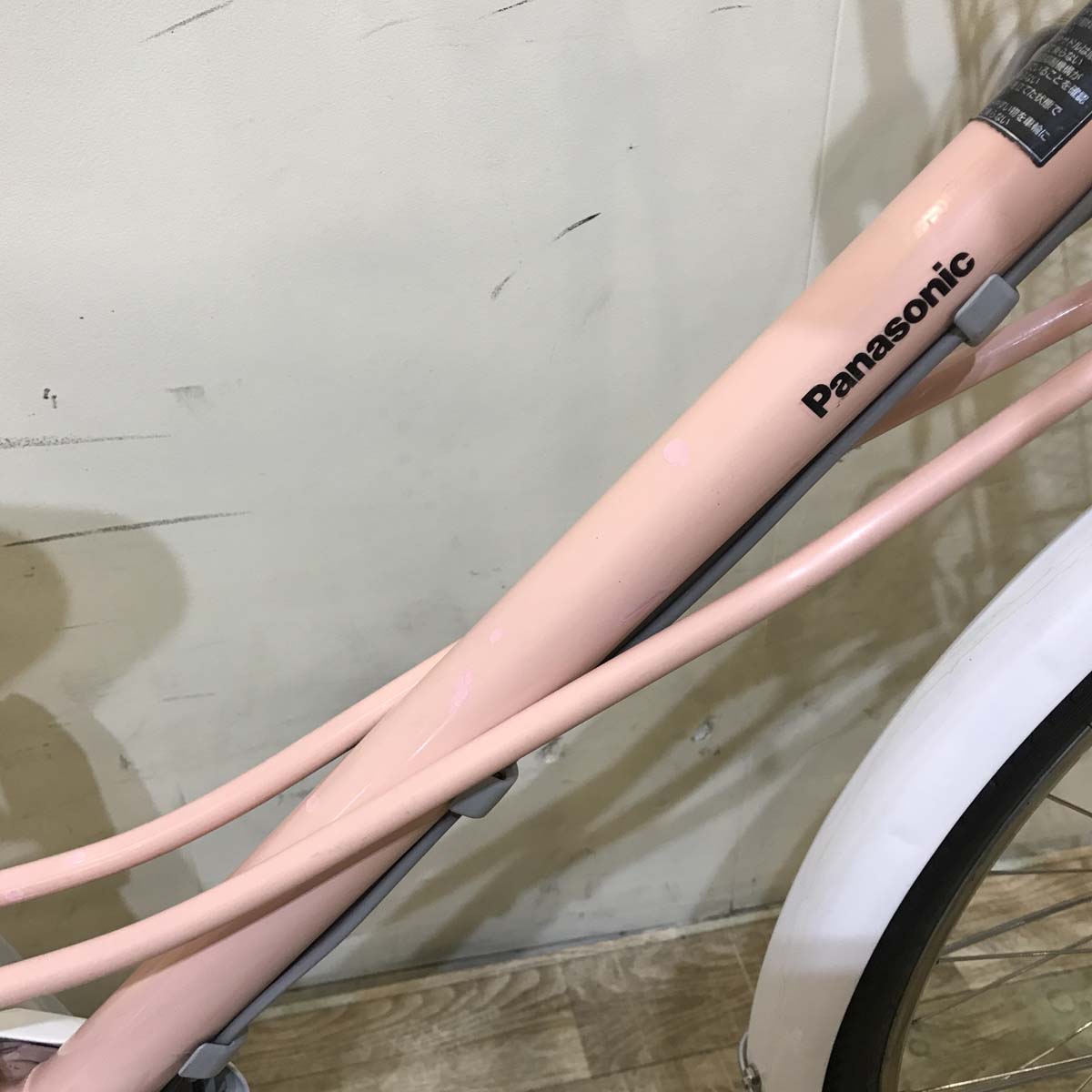 中古電動自転車 パナソニック カラーズ ピンク 26インチ KC101  