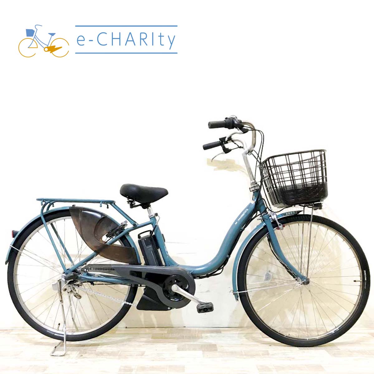 中古電動自転車 ヤマハ PAS ナチュラ グリーン 26インチ KH084