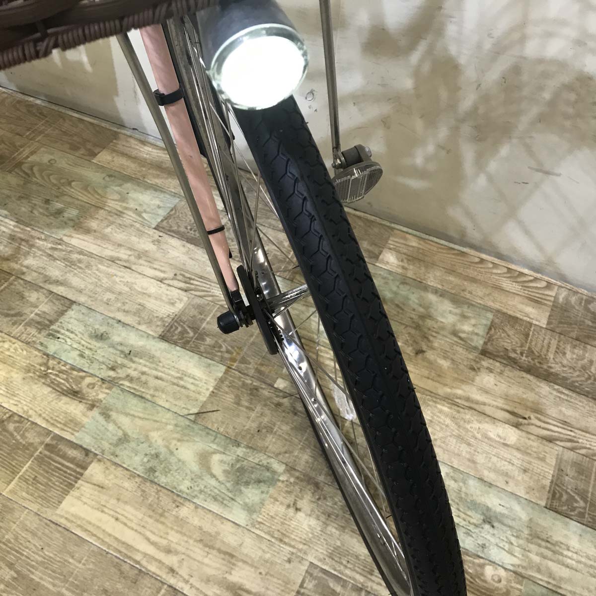 中古電動自転車 パナソニック カラーズ ピンク 26インチ KC101  