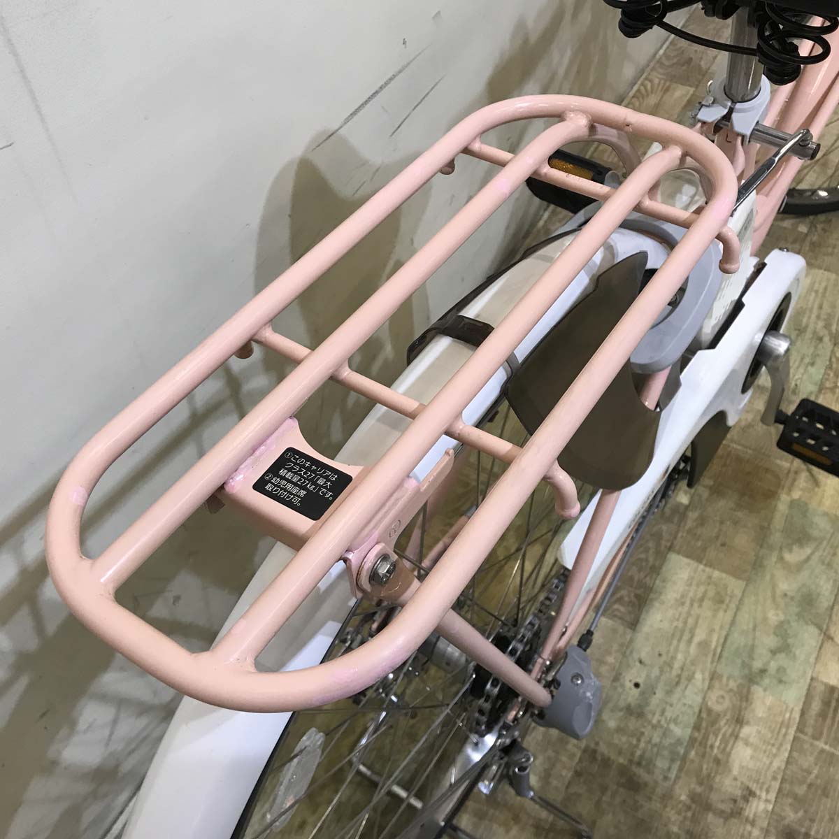 中古電動自転車 パナソニック カラーズ ピンク 26インチ KC101  