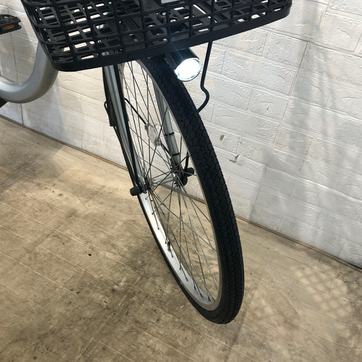 中古電動自転車 ヤマハ PAS Cheer パス チア シルバー 26インチ YE028