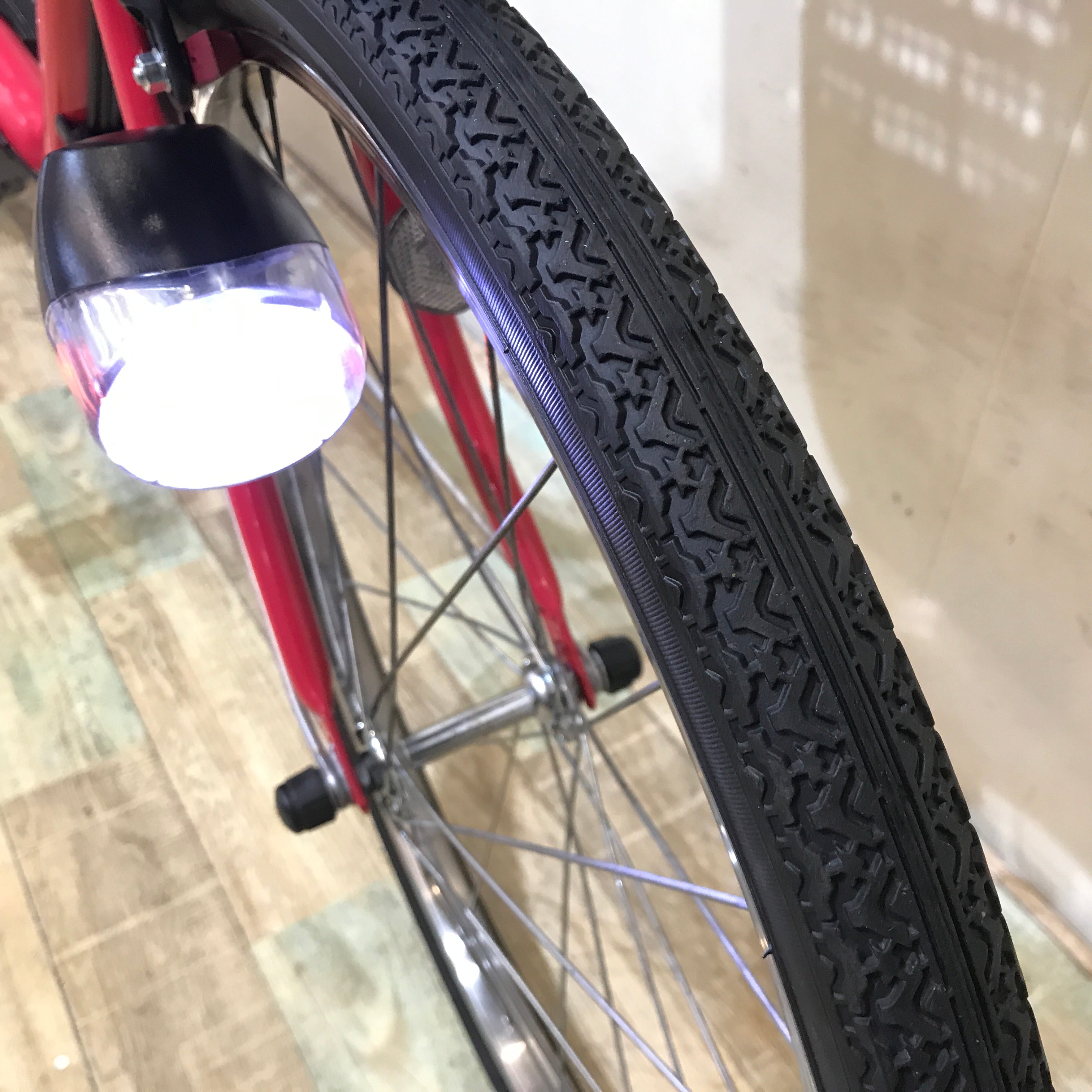パナソニック ビビ チャイルド レッド 前22×後26インチ KO118 【中古車