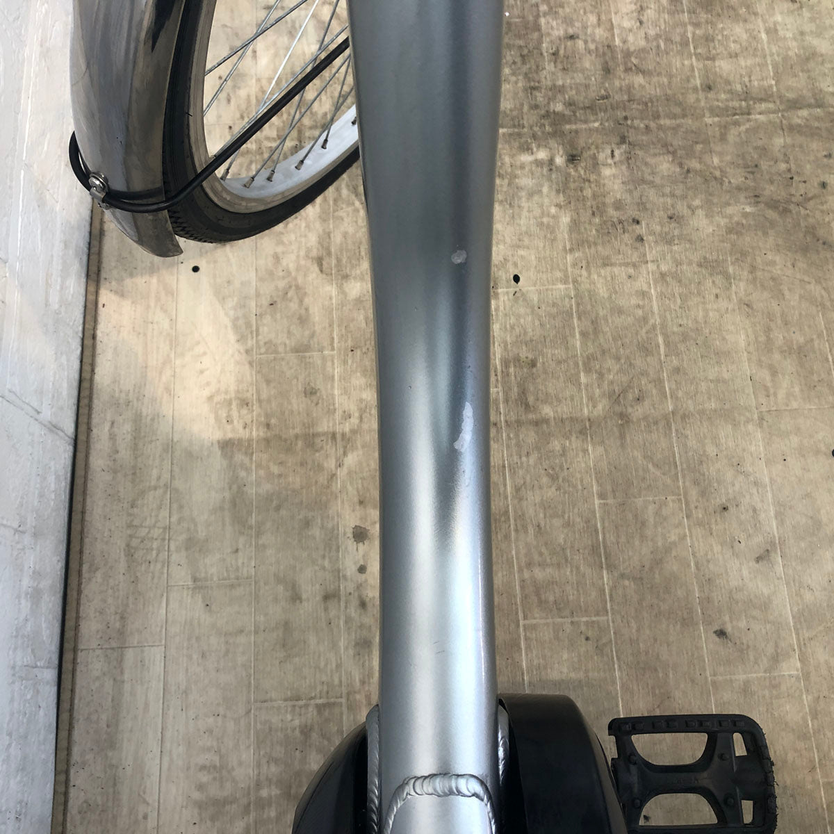 中古電動自転車 ヤマハ PAS Cheer パス チア シルバー 26インチ YE028