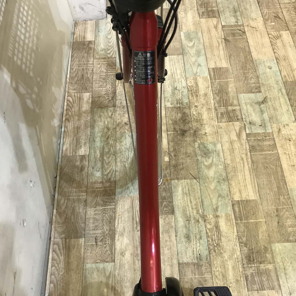 中古電動自転車  パナソニック ビビ DX レッド 26インチ KC102