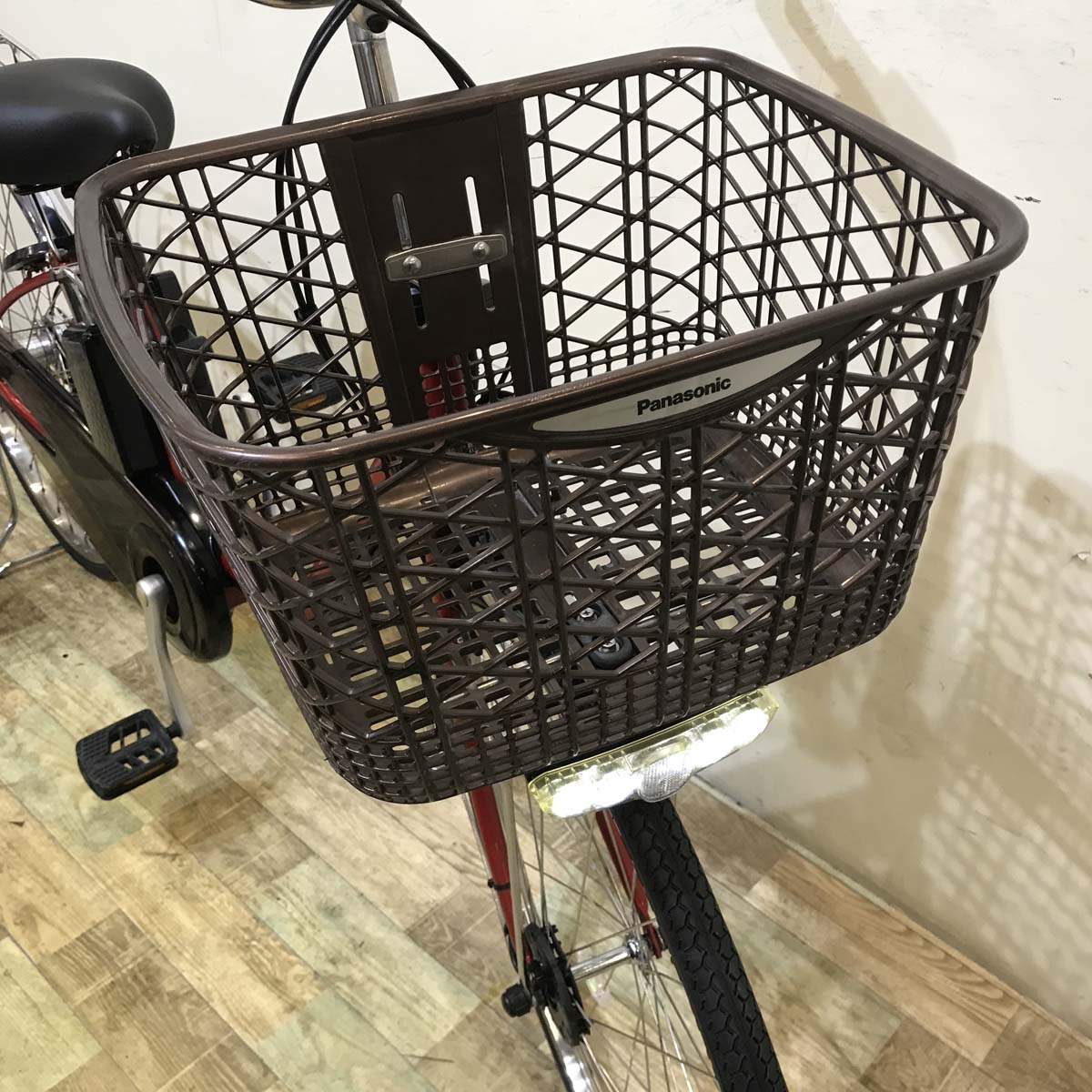 中古電動自転車  パナソニック ビビ DX レッド 26インチ KC102