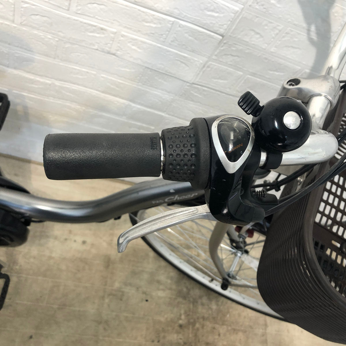 中古電動自転車 ヤマハ PAS Cheer パス チア シルバー 26インチ YE029