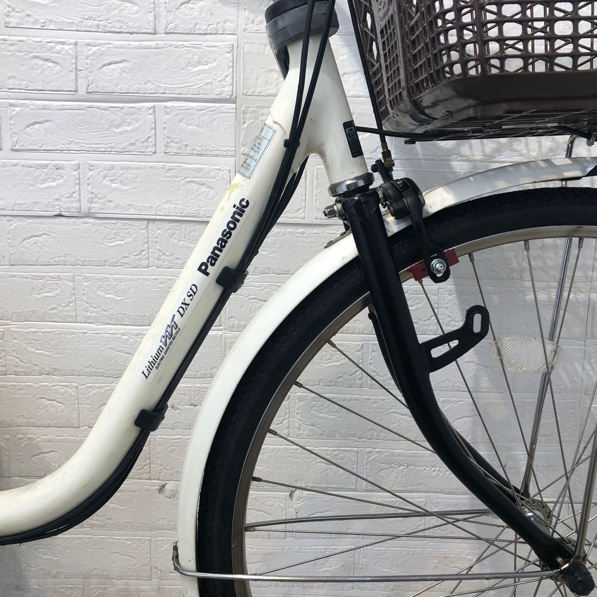 中古電動自転車 パナソニック ビビ DX ホワイト 26インチ YE030