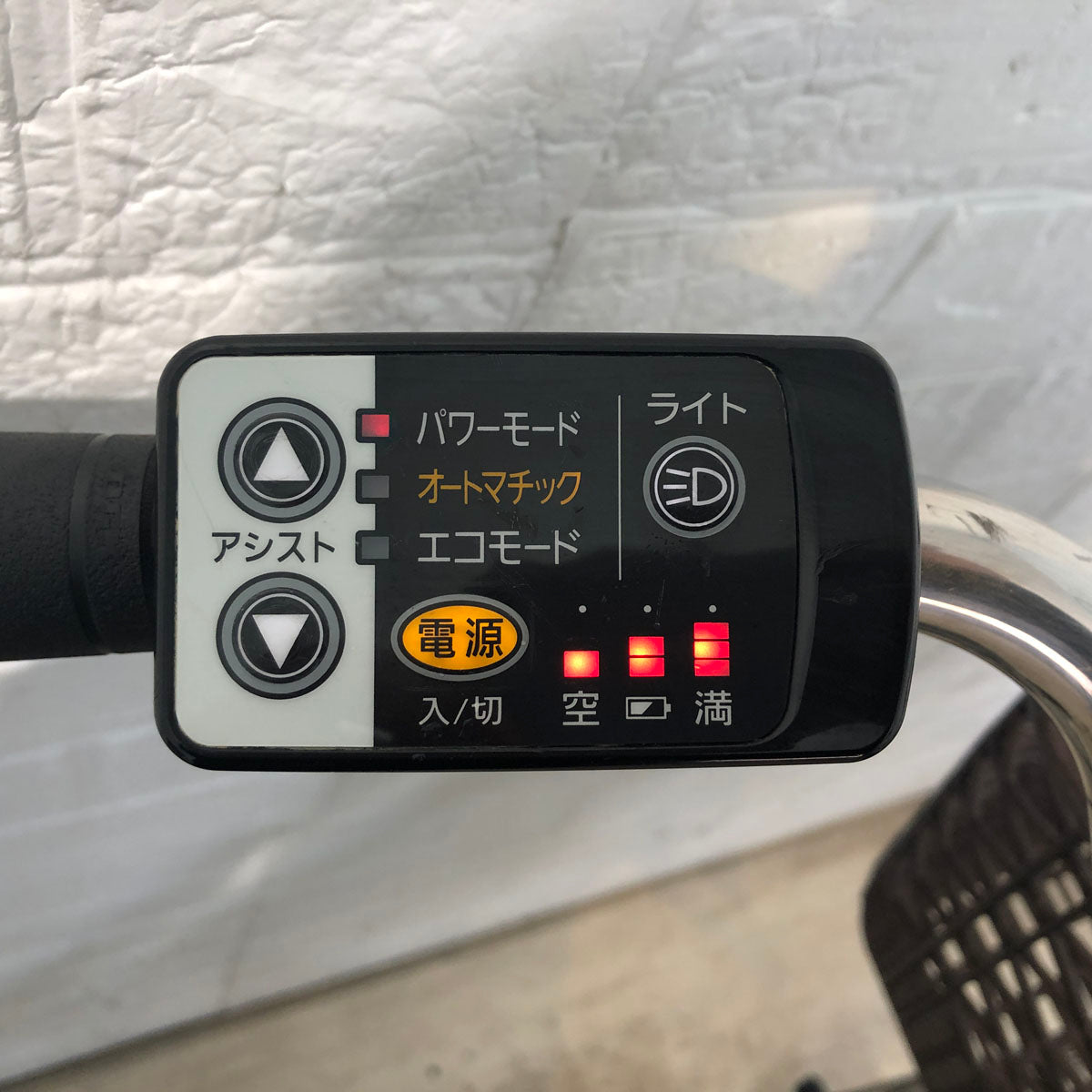 中古電動自転車 パナソニック ビビ DX ホワイト 26インチ YE030