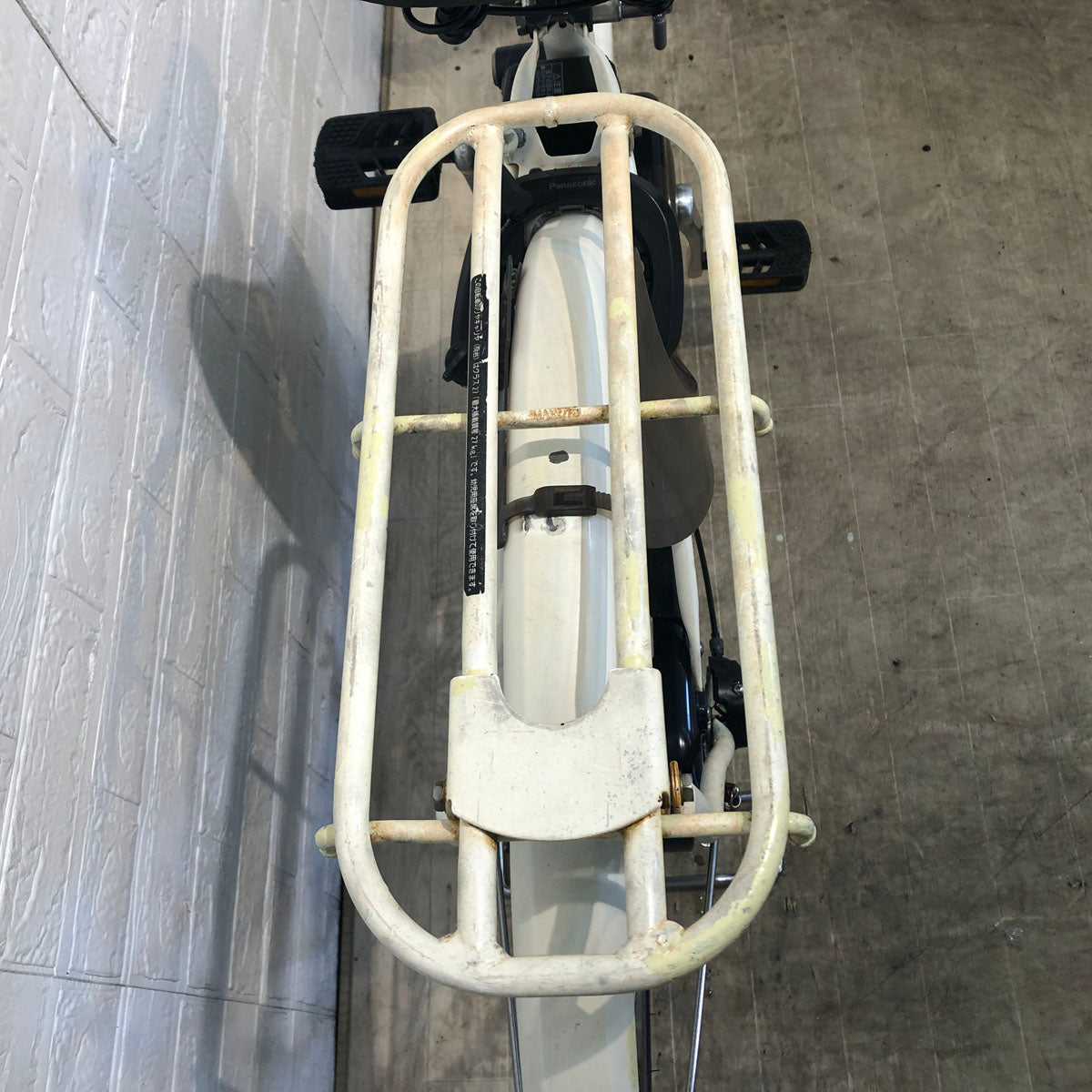 中古電動自転車 パナソニック ビビ DX ホワイト 26インチ YE030