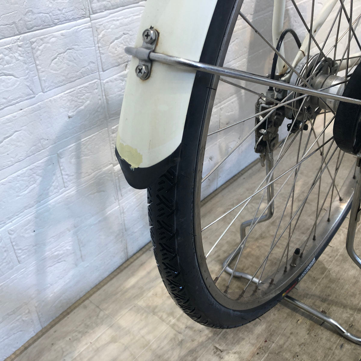 中古電動自転車 パナソニック ビビ DX ホワイト 26インチ YE030