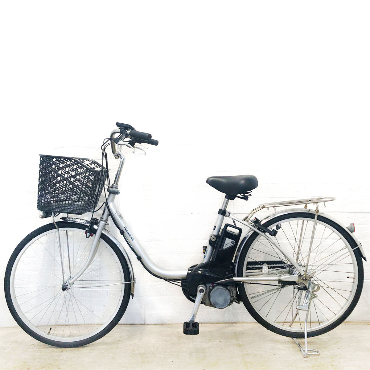 中古電動自転車 パナソニック ビビ TX シルバー 24インチ YE031