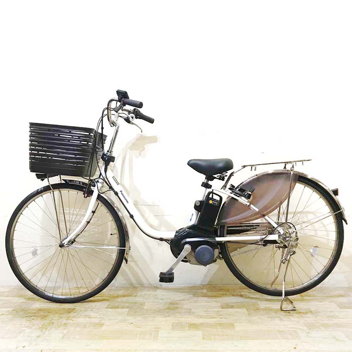 中古電動自転車  パナソニック ビビ DX ホワイト 26インチ KC103