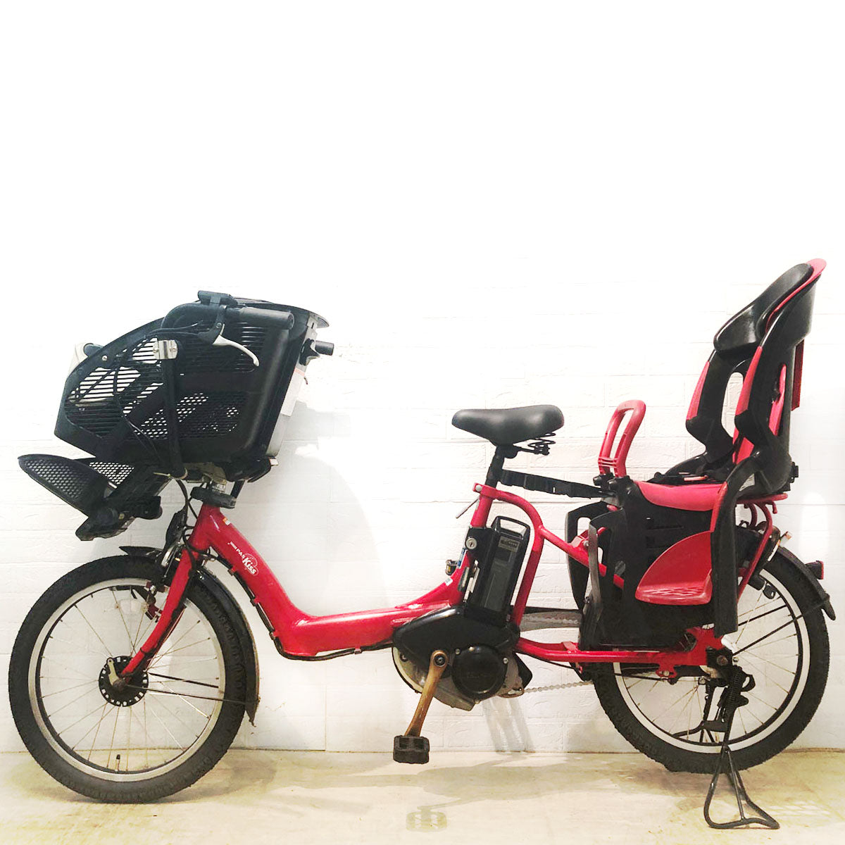 ヤマハ PAS Kiss mini パス キッス ミニ レッド 20インチ YW077【中古車】