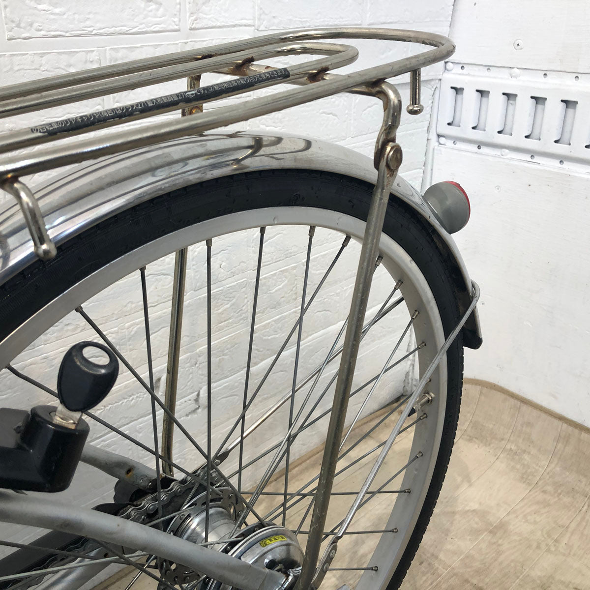 中古電動自転車 パナソニック ビビ TX シルバー 24インチ YE031