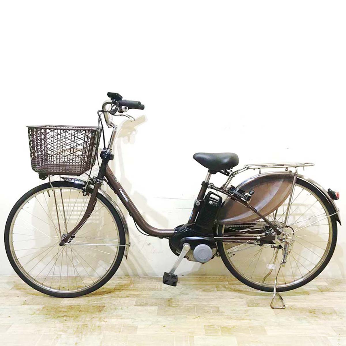 中古電動自転車  パナソニック ビビ DX ブラウン 26インチ KC104
