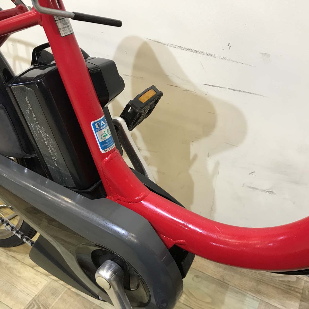 中古電動自転車  ヤマハ PAS ナチュラ XL レッド 26インチ KC105