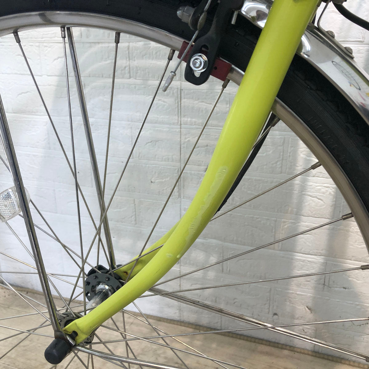 中古電動自転車 パナソニック ビビ DX グリーン 26インチ YE032