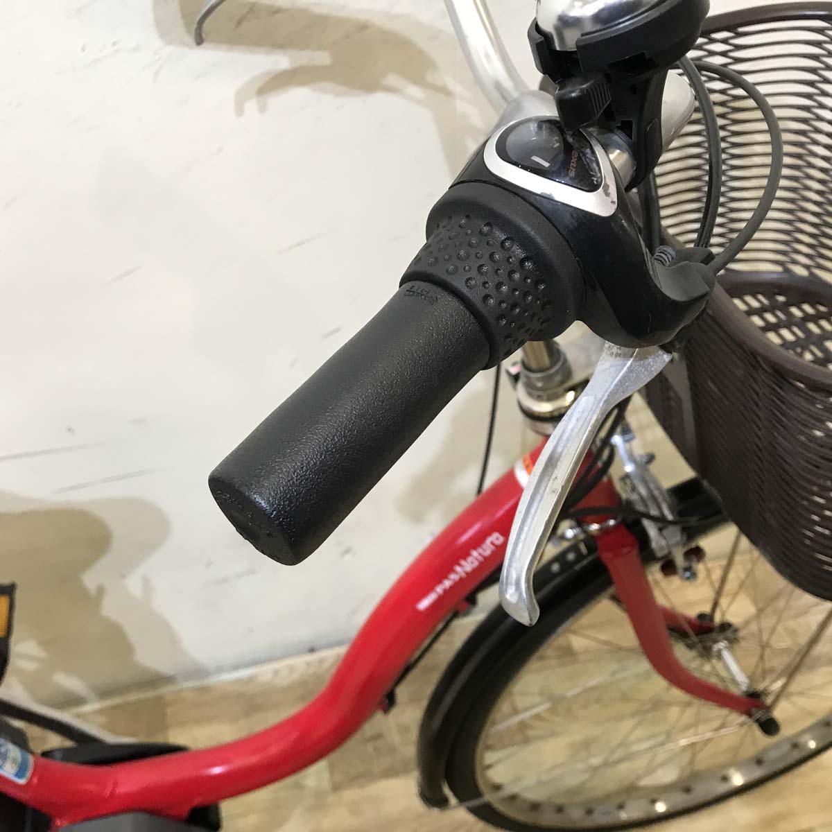 中古電動自転車  ヤマハ PAS ナチュラ XL レッド 26インチ KC105