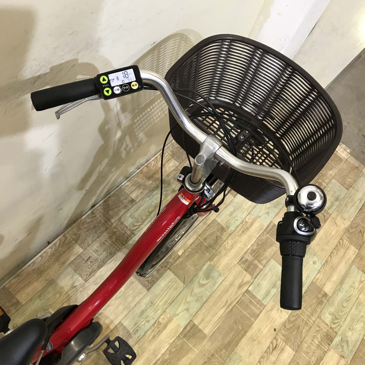 中古電動自転車  ヤマハ PAS ナチュラ XL レッド 26インチ KC105