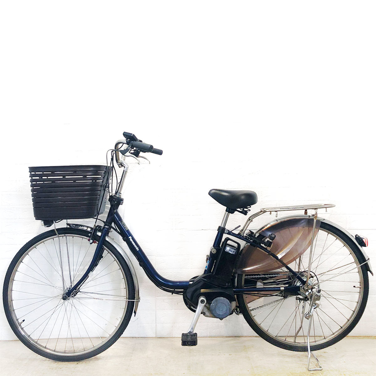 中古電動自転車 パナソニック ビビ DX ネイビー 26インチ YE033