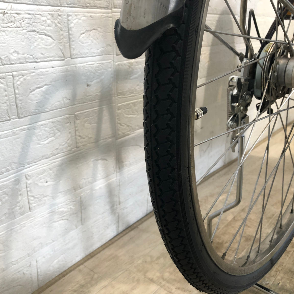 中古電動自転車 パナソニック ビビ DX ネイビー 26インチ YE033