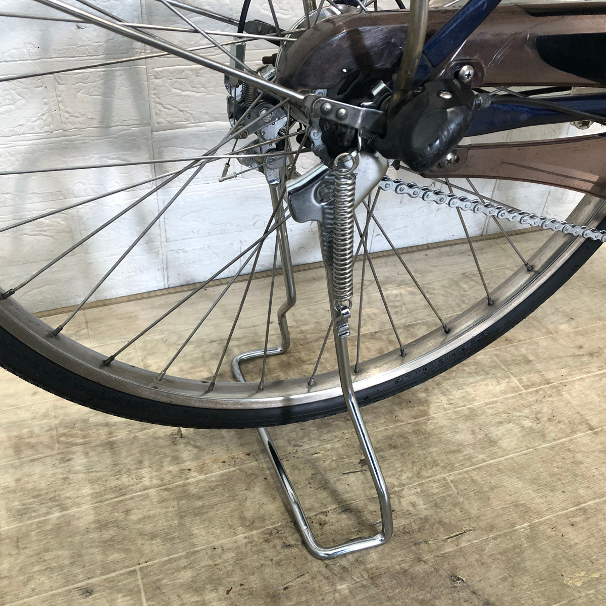 中古電動自転車 パナソニック ビビ DX ネイビー 26インチ YE033