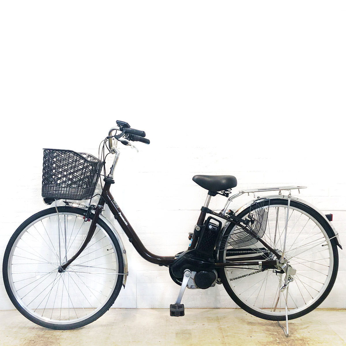 中古電動自転車 パナソニック ビビ SX ブラウン 26インチ SR421Y 