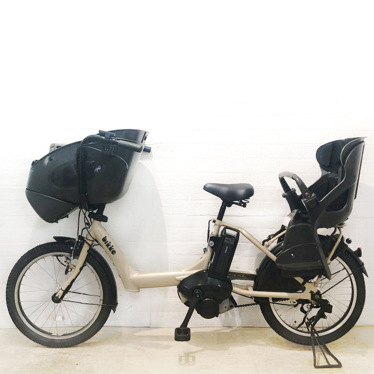 電動自転車 ブリヂストン bikke POLAR e ビッケ ポーラー イー レトログレージュ 20インチ YW080 【中古車】