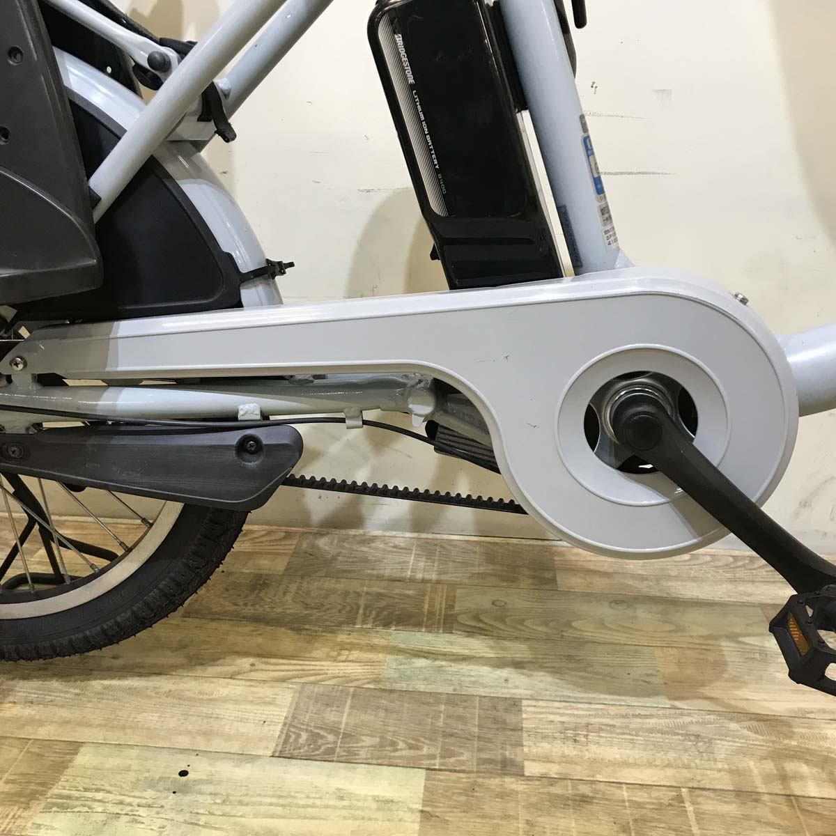 中古電動自転車 ブリヂストン bikke MOB dd ビッケ モブ dd ブルーグレー 前24×後20インチ KC108