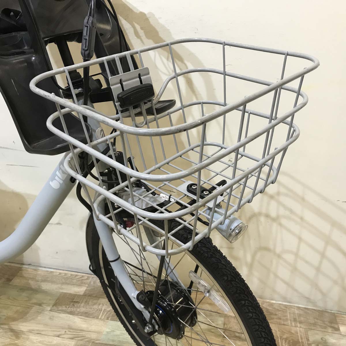 中古電動自転車 ブリヂストン bikke MOB dd ビッケ モブ dd ブルーグレー 前24×後20インチ KC108