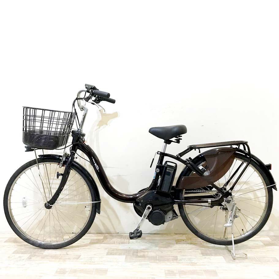 中古電動自転車 ヤマハ PAS ウィズ ブラウン 24インチ KH090
