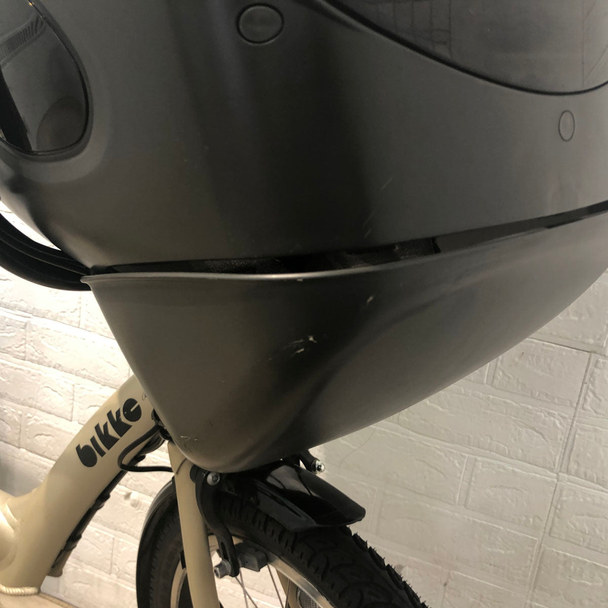 ブリヂストン bikke POLAR e ビッケ ポーラー イー レトログレージュ 20インチ YW080 【中古車】