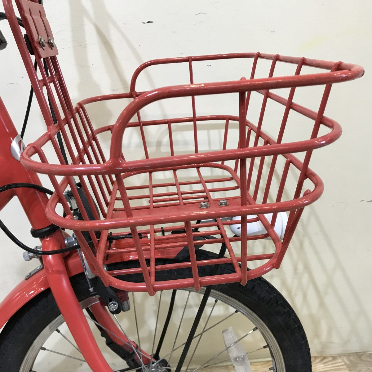中古電動自転車 ブリヂストン ビッケ2e レッド 20インチ KH091