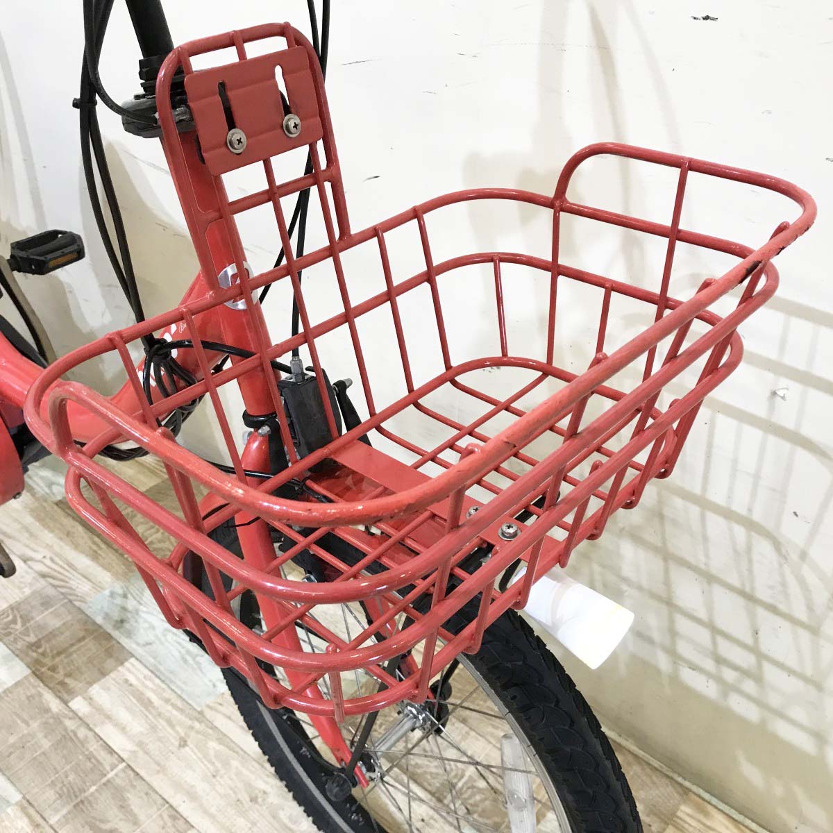 中古電動自転車 ブリヂストン ビッケ2e レッド 20インチ KH091