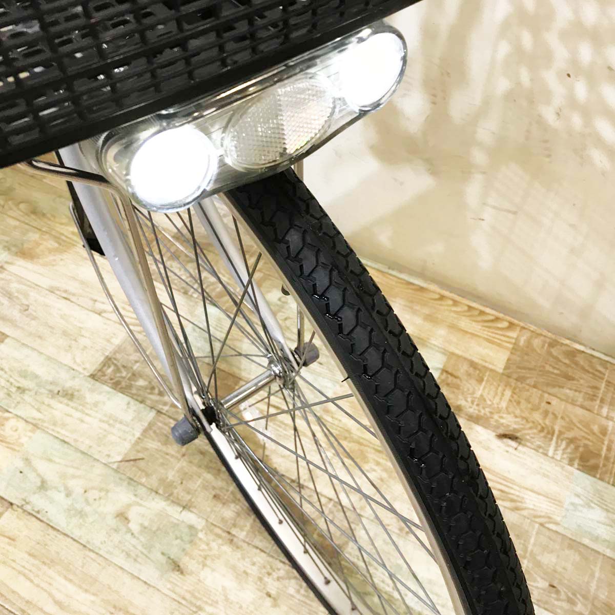 電動自転車 パナソニック ビビ TX シルバー 26インチ KY032【中古車】
