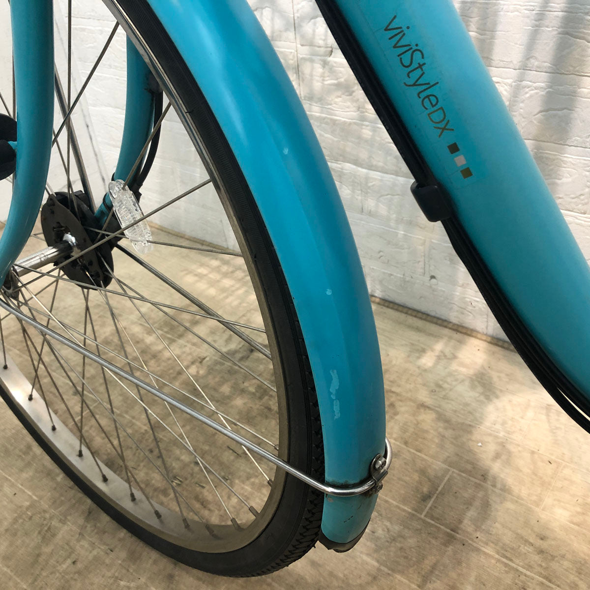 中古電動自転車 パナソニック ビビ スタイル DX ブルー 26インチ YE038