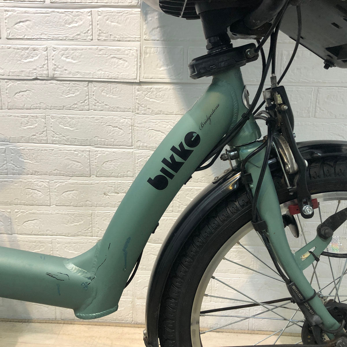 ブリヂストン bikke POLAR e ビッケ ポーラー イー グリーン 20インチ YE039 【中古車】