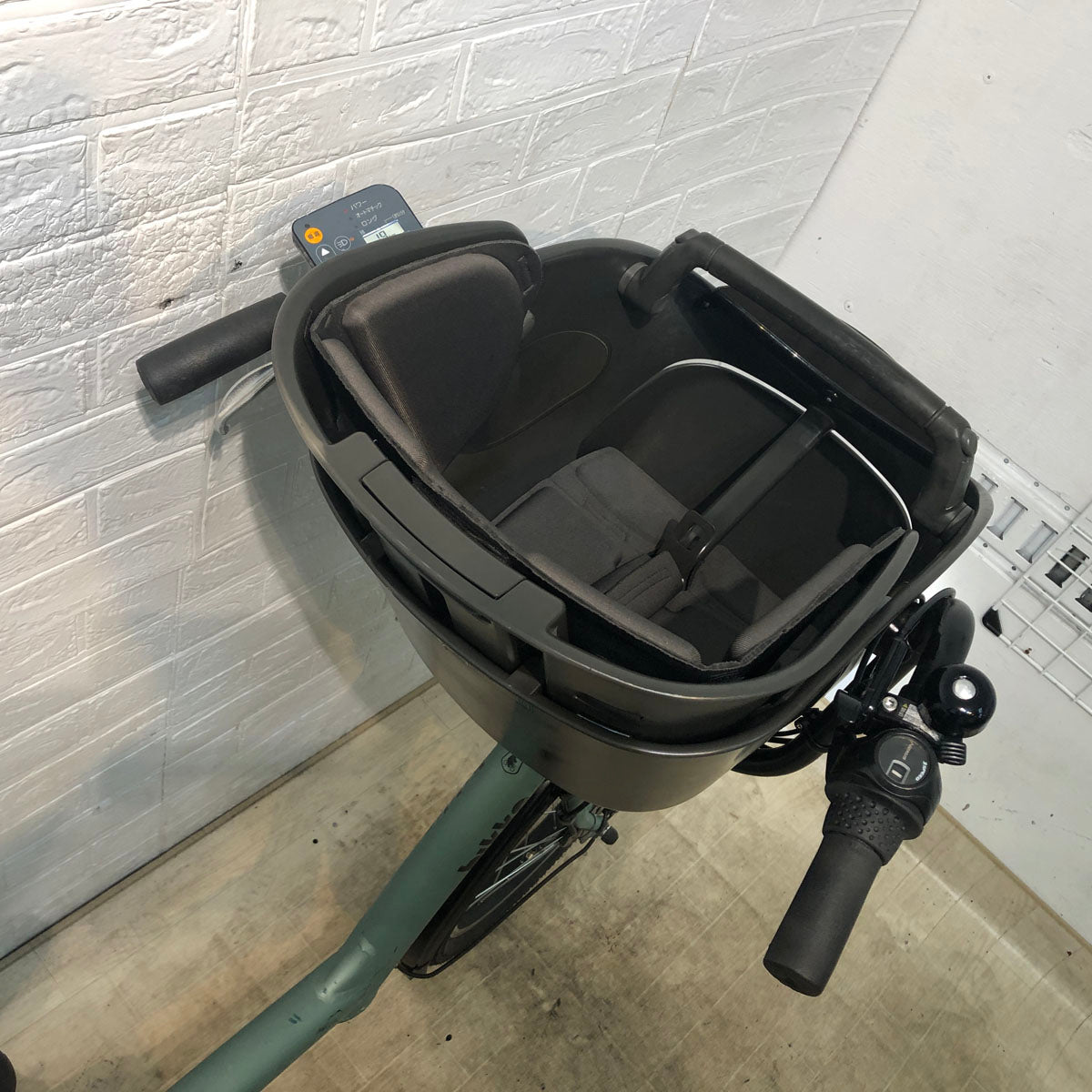 中古電動自転車 ブリヂストン bikke POLAR e ビッケ ポーラー イー グリーン 20インチ YE039 