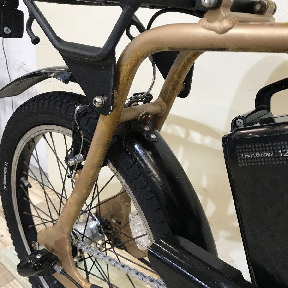 中古電動自転車 パナソニック EZ ゴールド 20インチ KH095