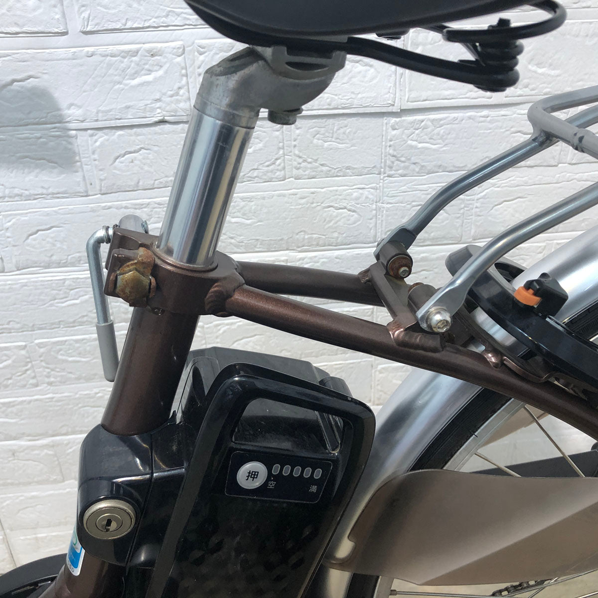 電動自転車 パナソニック ビビ L ブラウン 24インチ YW085【中古車】