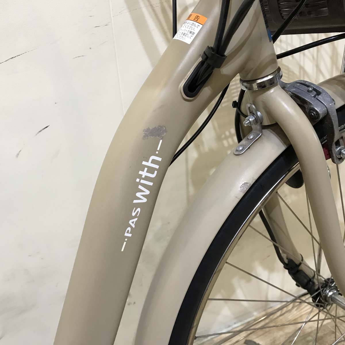 ヤマハ PAS With パス ウィズ ベージュ 26インチ KT114 【中古車】 – e 